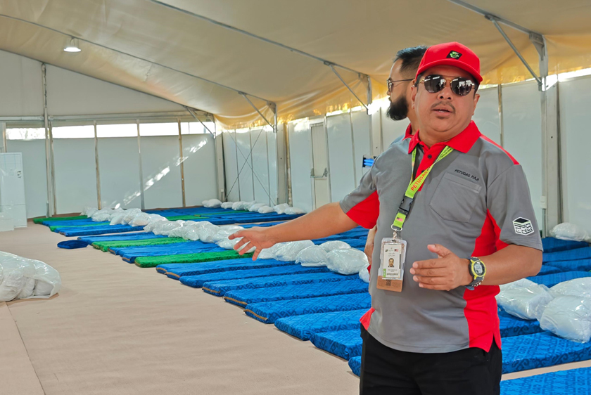 Mohd Hisham berkata kapasiti khemah bergantung kepada saiz dengan ada yang boleh memuatkan lebih 200 orang.