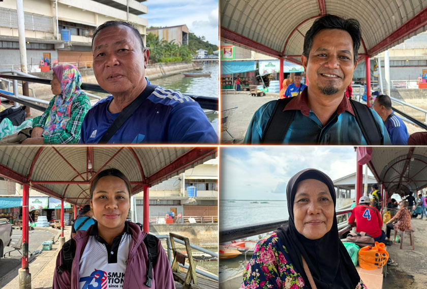 Dari kiri, atas: Bakir, Darwis. Dari kiri, bawah: Mashella, Hureidah