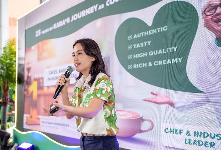 Ketua Pemasaran Kara Malaysia, Jessi Choong menekankan Kara Barista Coconut Milk adalah alternatif yang sesuai untuk semua golongan. - Foto Kara Malaysia