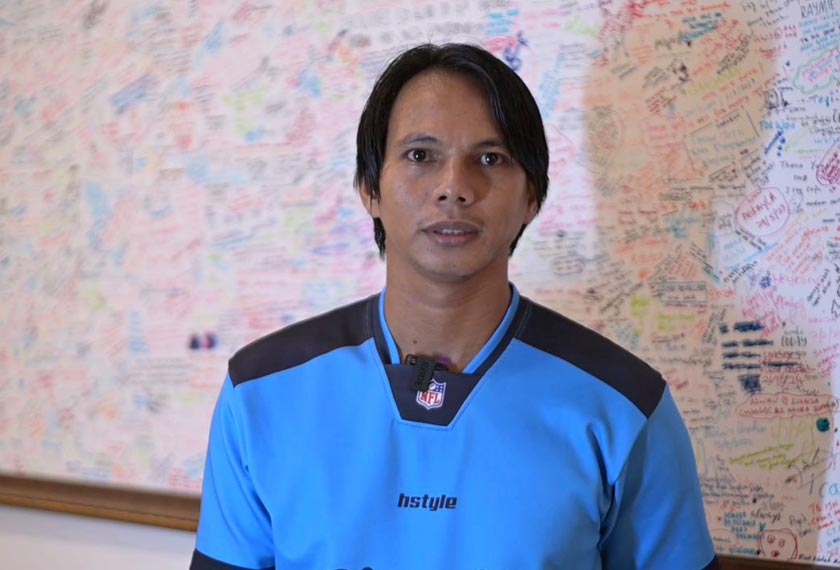 Nurhan Abdullah, 31, Semporna, berasa selesa dan tenang sepanjang menjaga anaknya selepas pembedahan jantung.