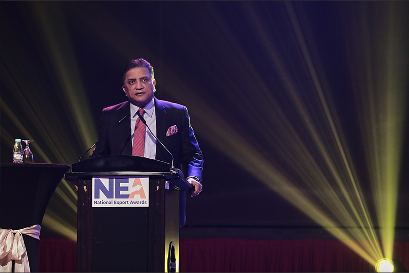 Datuk Seri Reezal Merican Naina Merican ketika berucap di majlis menekankan kepentingan hasil eksport dihasilkan oleh Malaysia. - Foto MATRADE