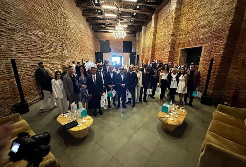 People posing for a photo