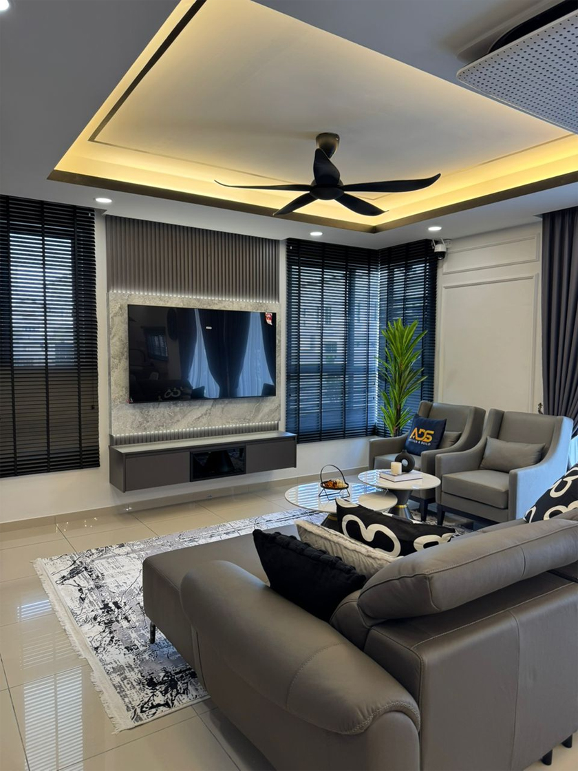 Ruang tamu yang selesa dan luas menjadi idaman semua orang, ADS Group Design mampu merealisasikan impian itu. - ADS Group Design