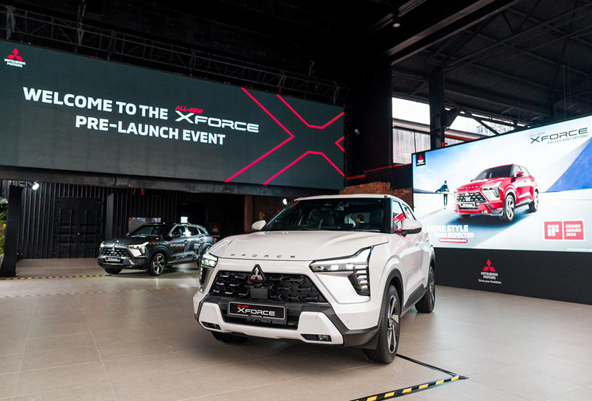 Antara pilihan warna yang menarik ditawarkan bagi Mitsubishi Xforce. - Gambar MMM
