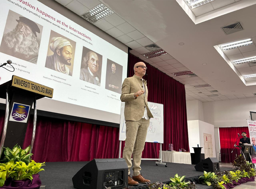 Euan turut mengambil contoh beberapa tokoh ternama di dunia yang pakar dalam pelbagai bidang