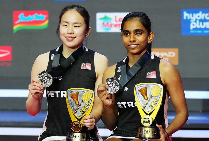 Pearly Tan dan M Thinaah. (Foto AP)