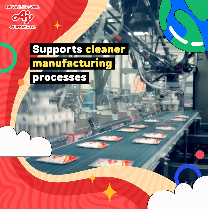 AMB mengguna pakai pembungkusan mono-material dan penyelesaian mesra alam bagi mencapai sasaran Sifar Sisa Plastik menjelang 2030. – Foto Ajinomoto Malaysia Bhd