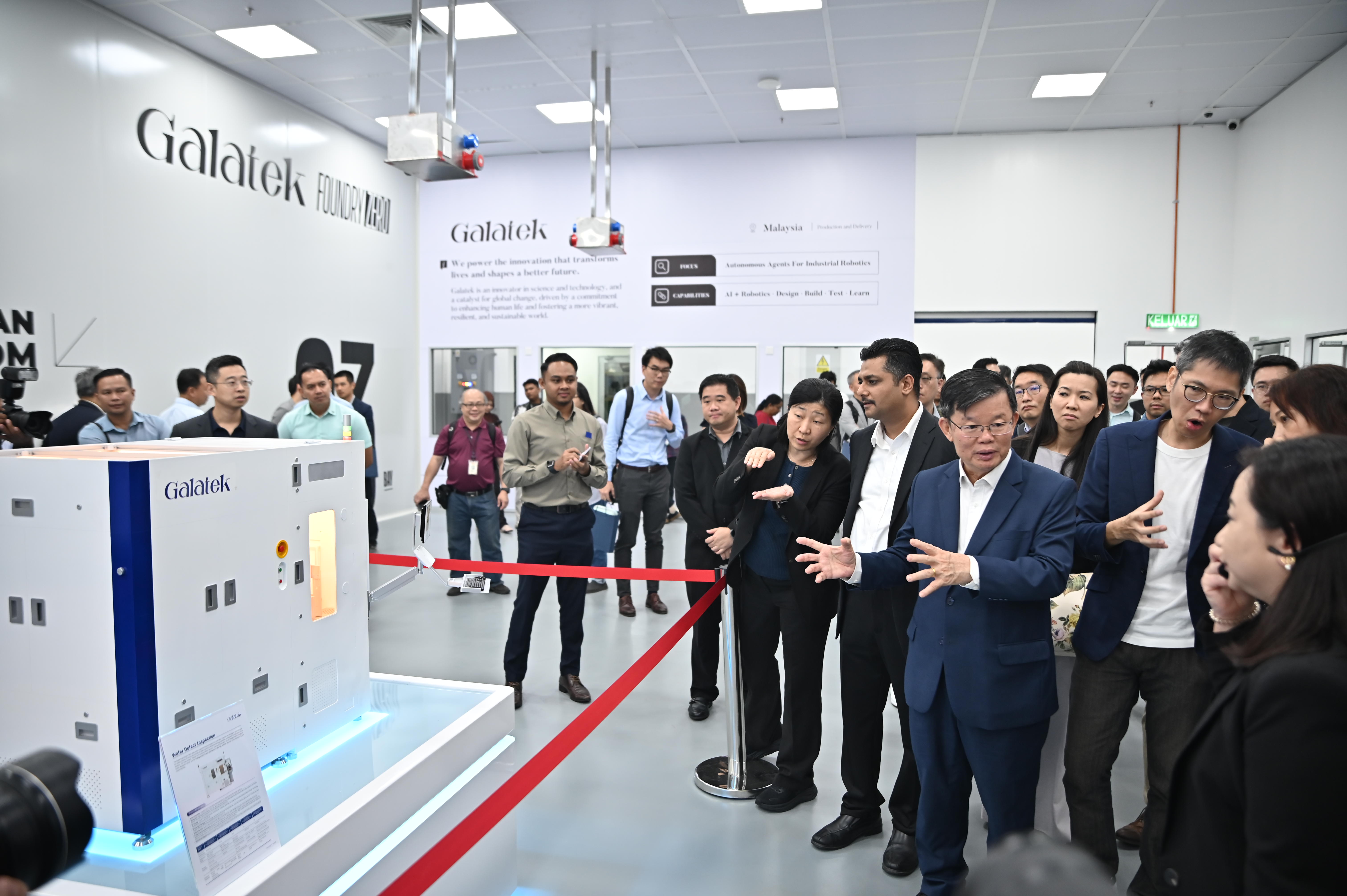 Galatek Technologies di Malaysia yang terletak di Perai Skygate, Pulau Pinang pada 12 Jun lalu.