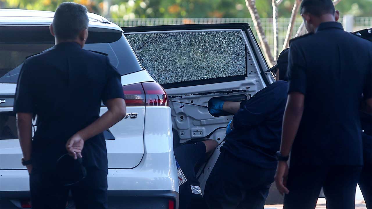 [TERKINI] Suspek tembak kereta Komander AKPS telah ditahan