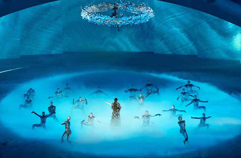 Artists performs during the closing ceremony of the 2026 Winter Olympics, in Verona, Italy, Sunday, Feb. 22, 2026. (AP Photo/Bernat Armangue)