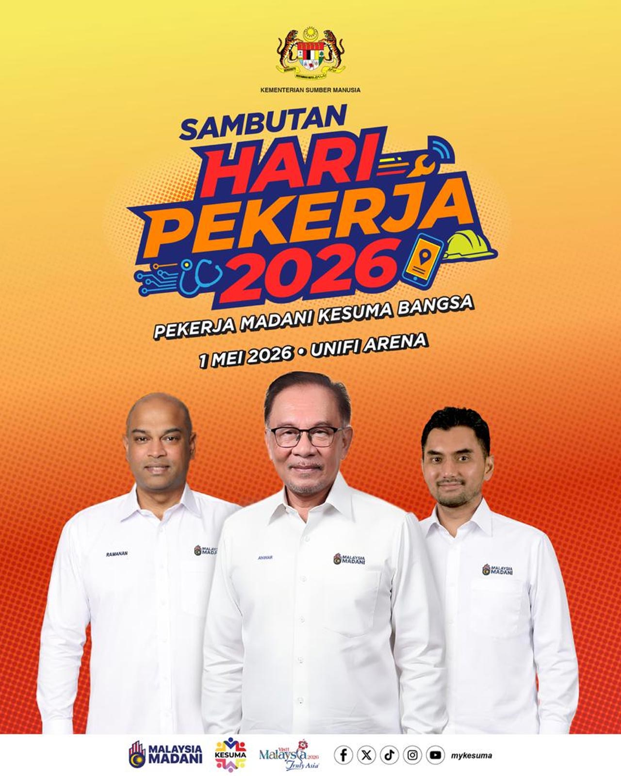 Ramanan, Hari Pekerja. Kredit: KESUMA