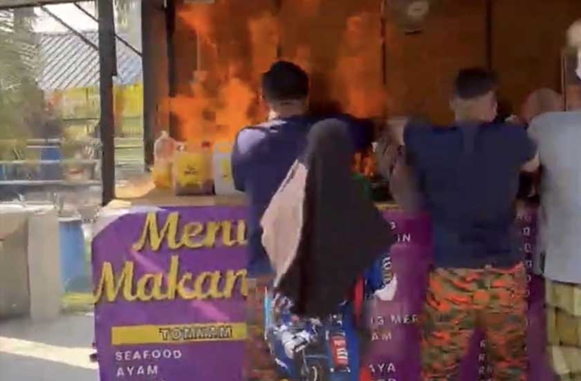 gerai terbakar 2_JBPM Kedah