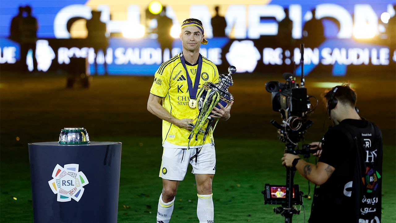 Mahkota liga pertama sejak 2020, Cristiano Ronaldo akhirnya tawan Arab Saudi