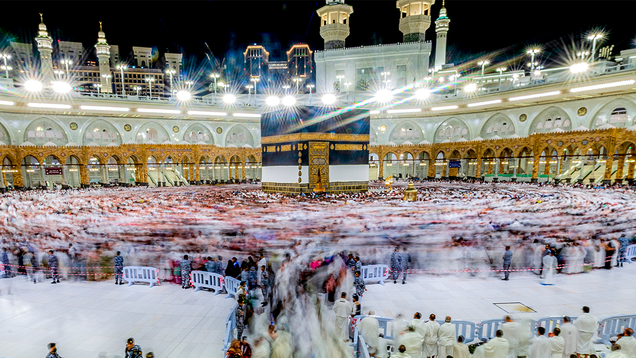 Jemaah haji tunai tawaf ifadah di Masjidil Haram
