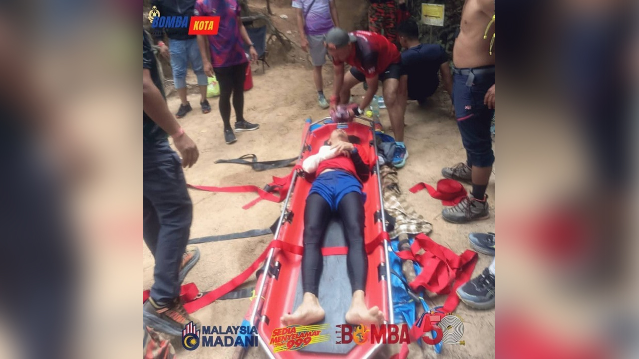 Lelaki warga Singapura cedera di kawasan berbatu Gunung Datuk