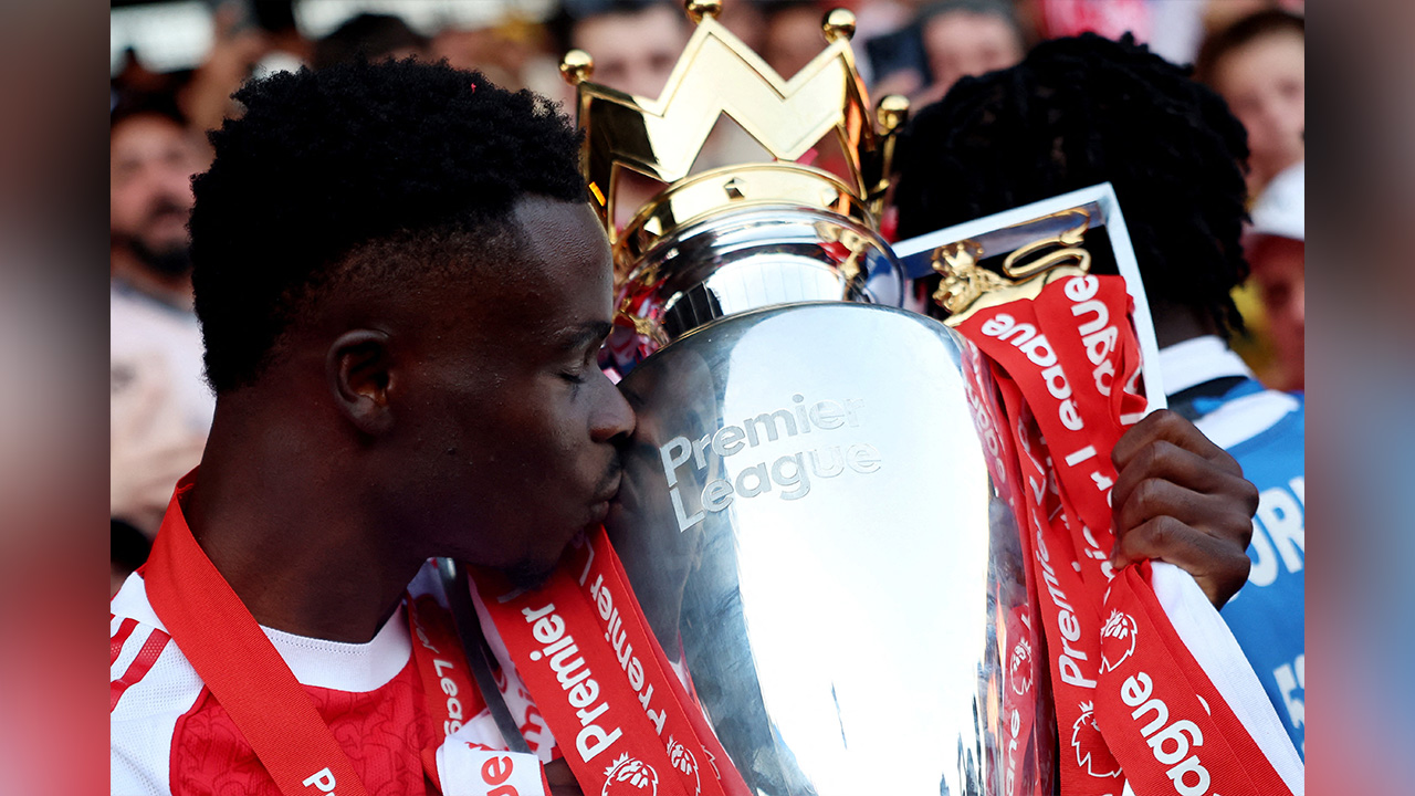 “Kini masa kami” - Saka dakwa Arsenal berjaya tepis dakwaan, ejekan dengan kejuaraan liga