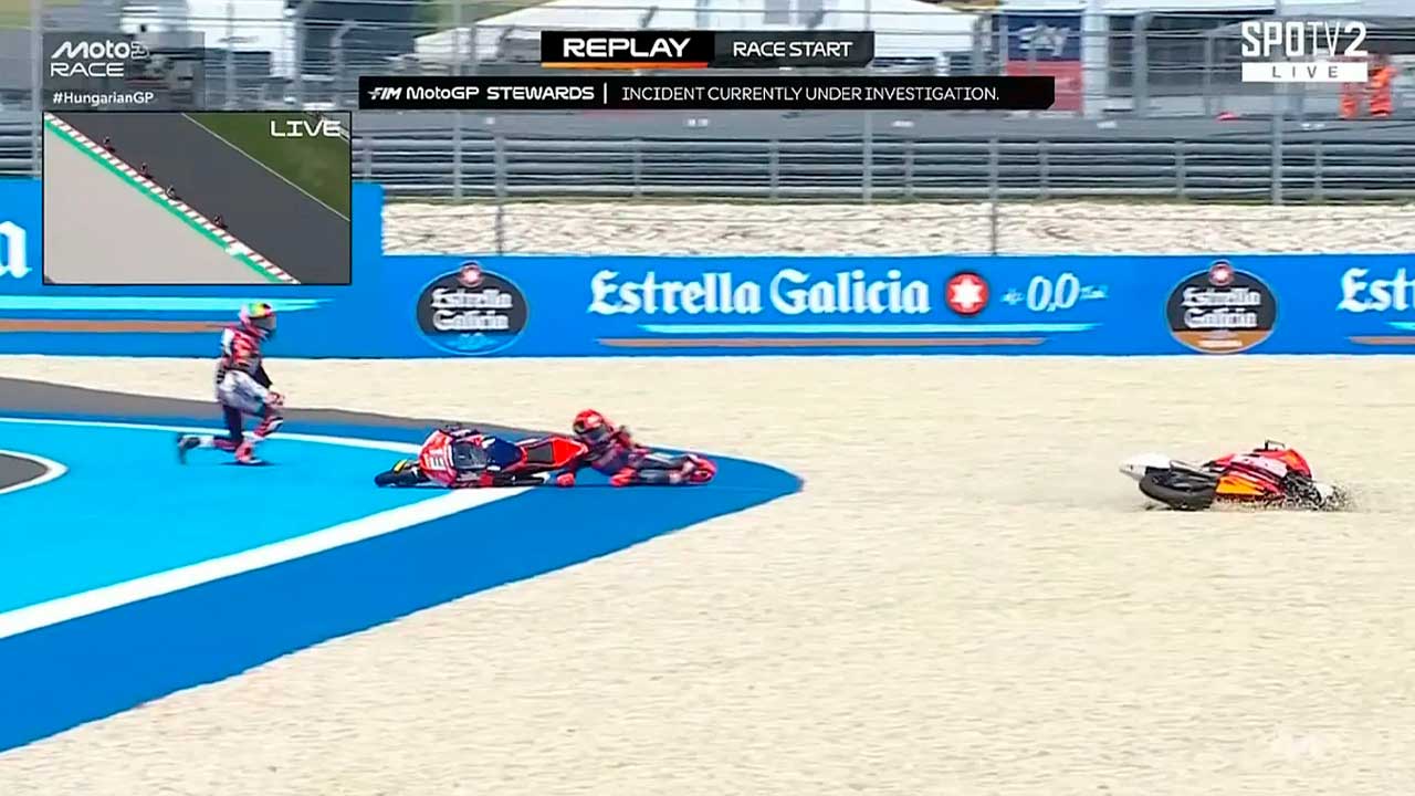 Moto3: Hakim Danish terjatuh di pusingan pertama GP Hungary!