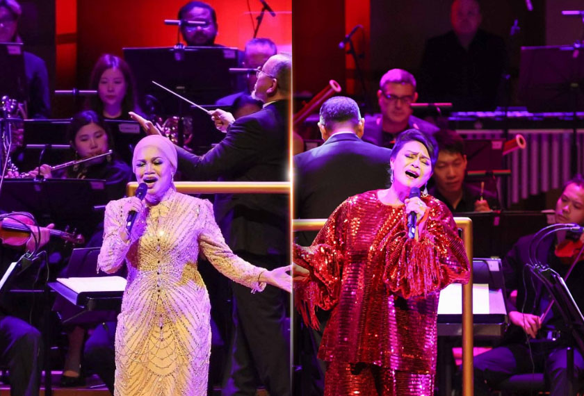 Konsert Tribute to Sharifah Aini... kredit Dewan Filharmonik Petronas
