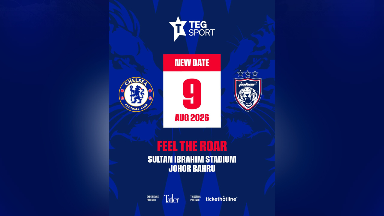 Aksi persahabatan Chelsea-JDT diawalkan ke 9 Ogos