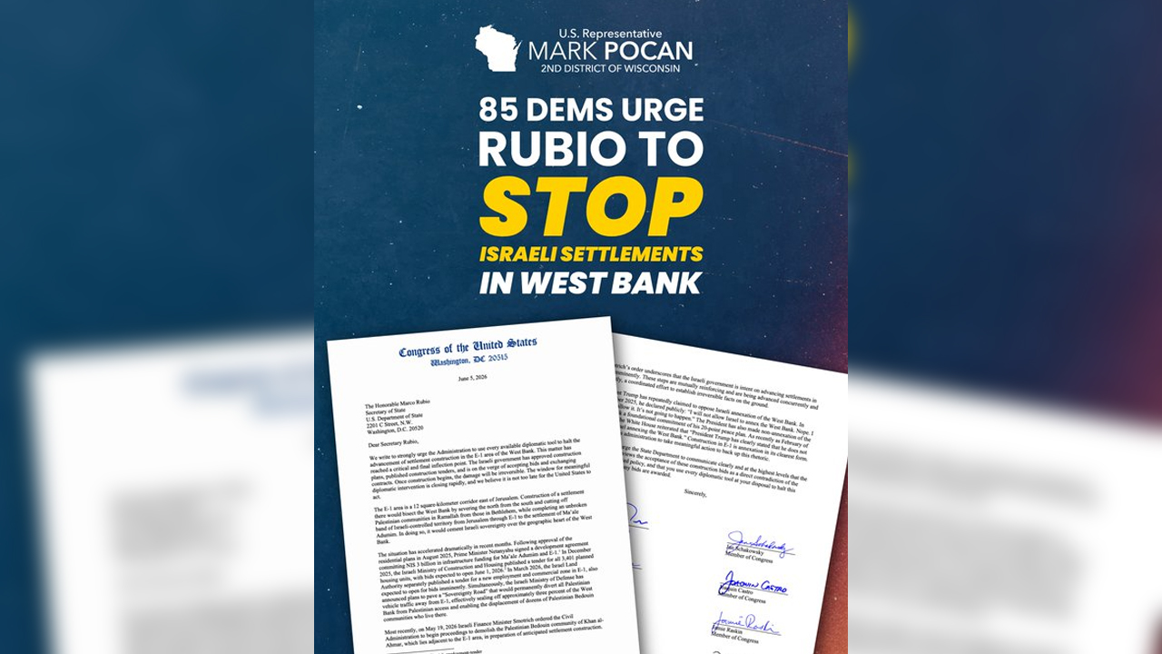 Ahli Demokrat AS gesa Rubio hentikan perluasan penempatan Israel