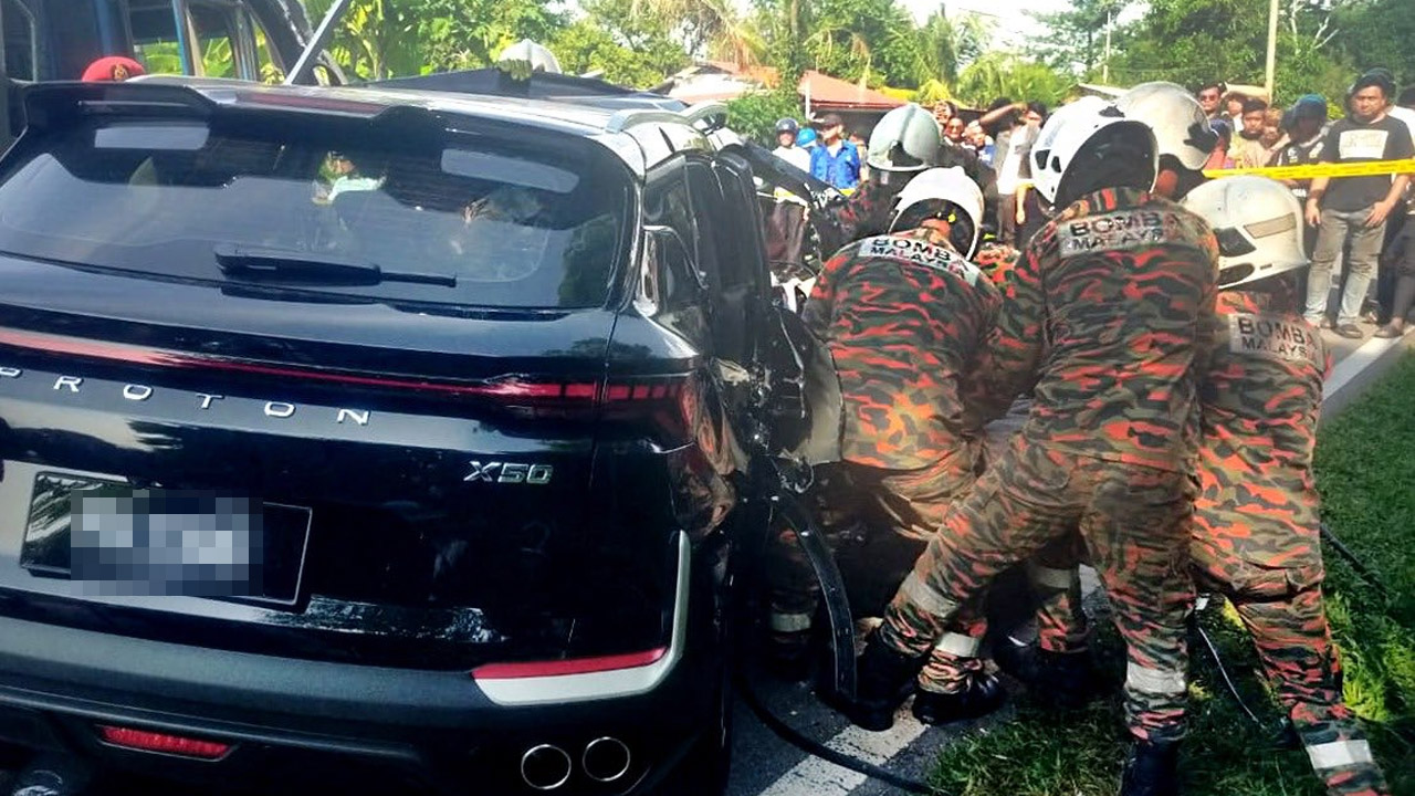 Kemalangan maut enam sekeluarga: Proton X50 baharu diterima 