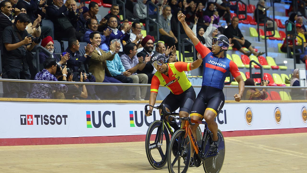 Muhammad Shah Firdaus sambar emas keirin elit, nafi cabaran 