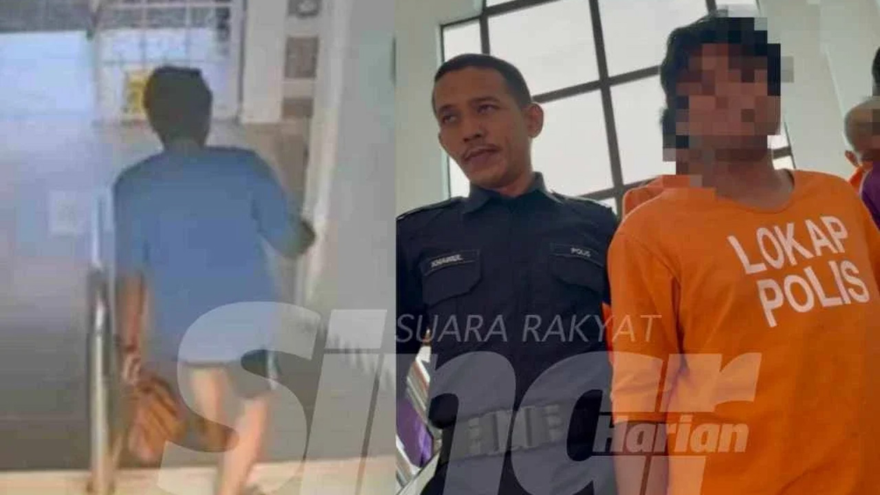Suspek curi beg tangan di masjid direman empat har
