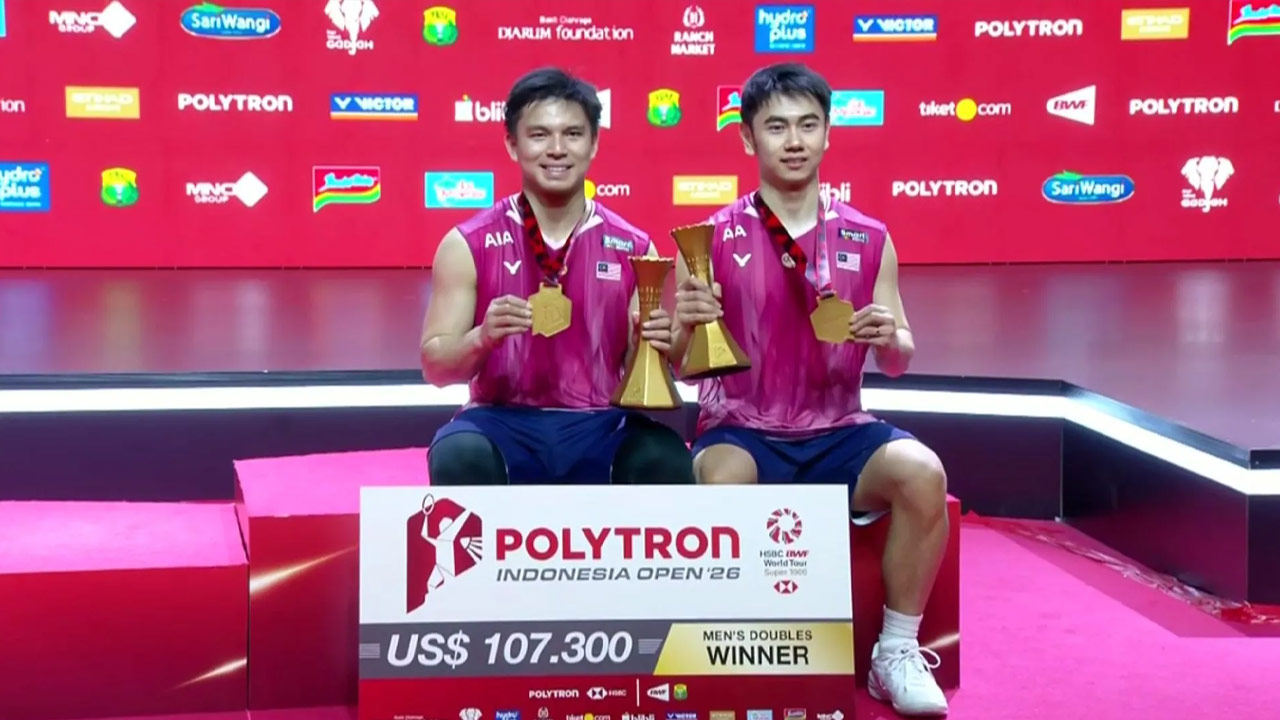 Terbuka Indonesia: Wang besar! FeiDin bawa pulang ganjaran l