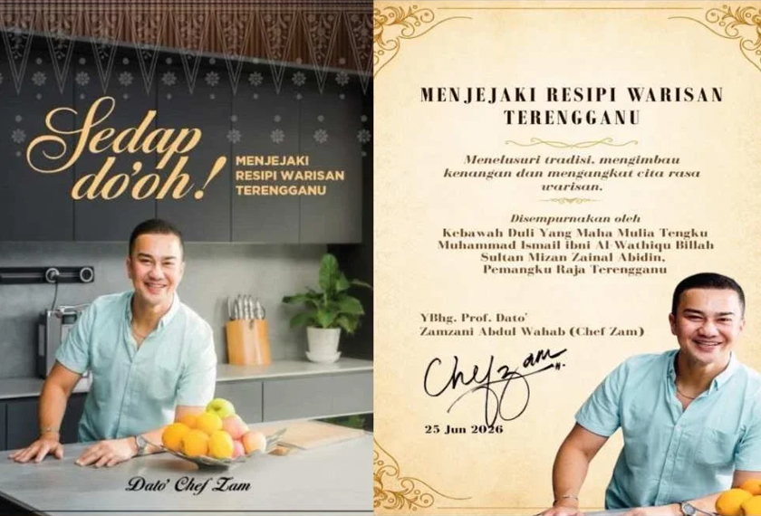 Buku ini menghimpunkan 50 resipi tradisional Terengganu yang dikumpul, disemak, dimasak, difotograf dan disusun hasil usaha hampir tiga tahun oleh Chef Zam bersama pasukan RichTalents International College.