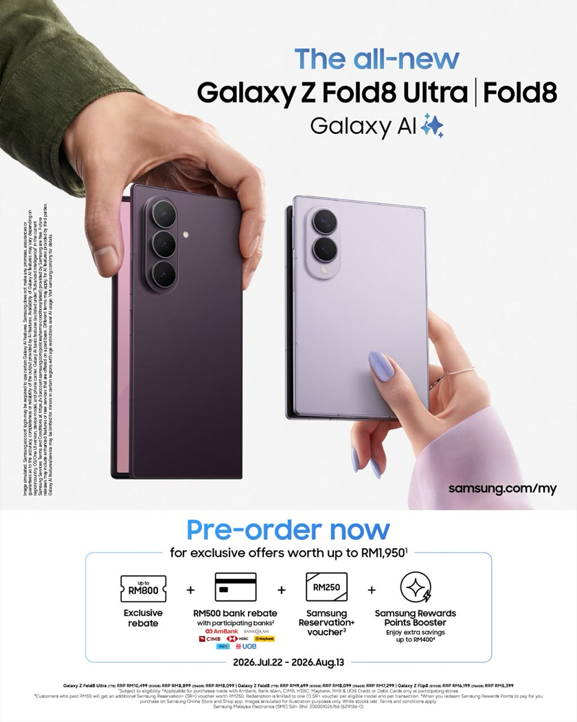 Samsung Galaxy Z, credit: Samsung Malaysia Electronics