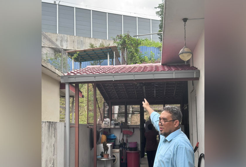 ecrl, keselamatan, taman mutiara gombak