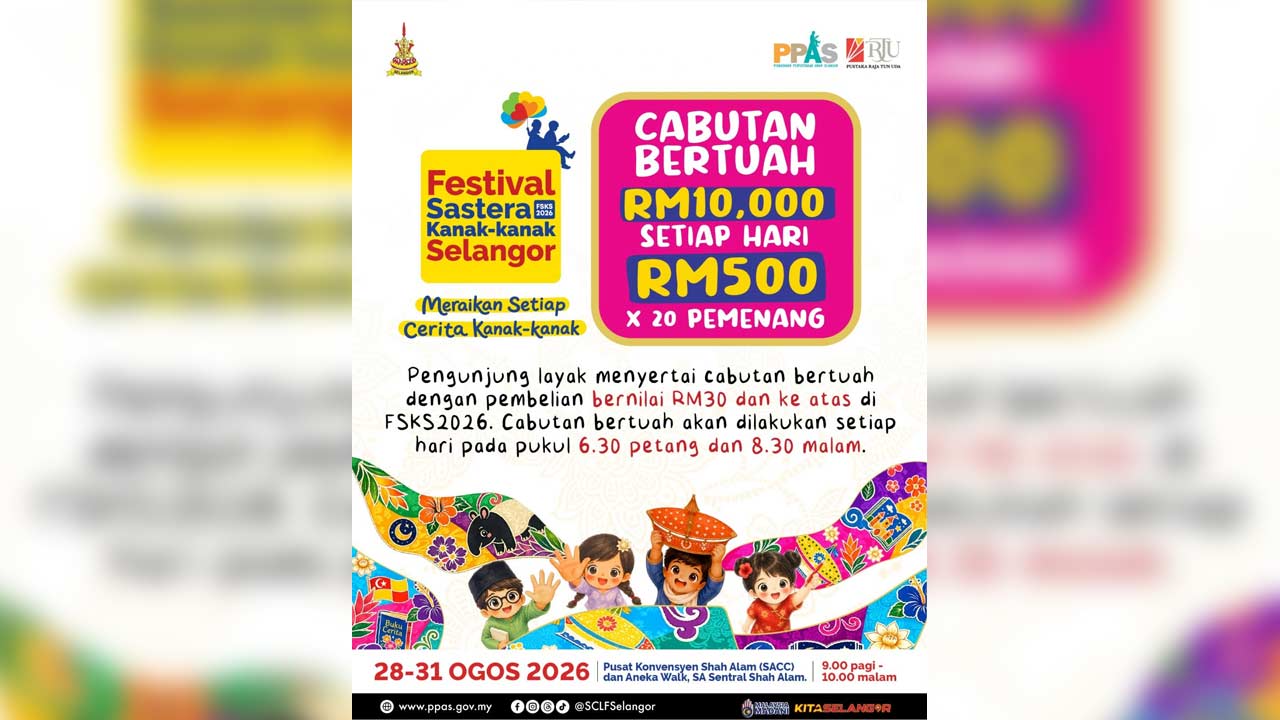 Awam PPAS anjur Festival Sastera Kanak-Kanak Selangor 2026 | Awani