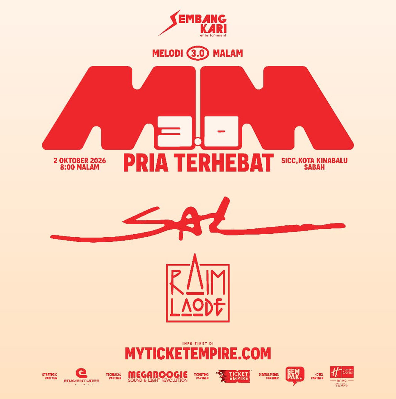 Sal Priadi, Raim Laode. credit: Sembang Kari Entertainment