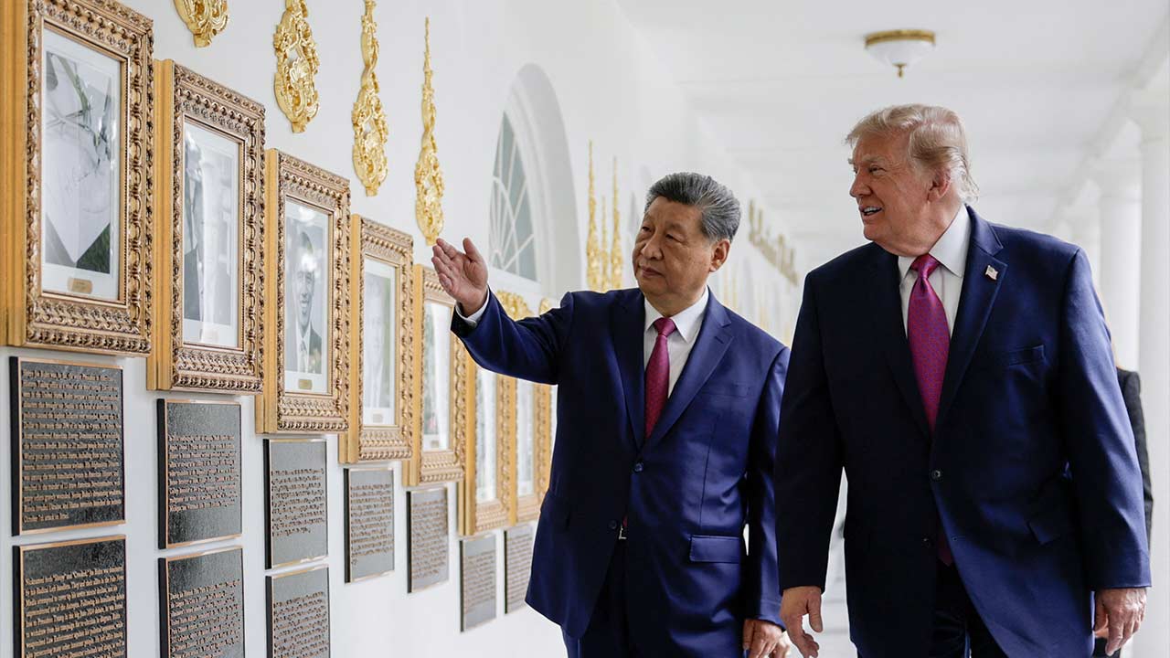 Trump sambut Xi Jinping di White House