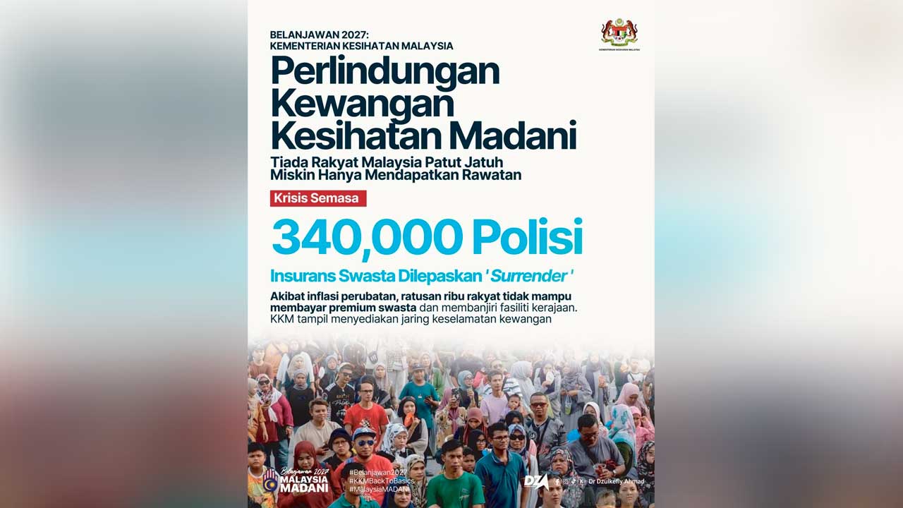 Pelan MediAsas tawar jaringan keselamatan kewangan, kesihatan kepada rakyat - Dr Dzulkefly