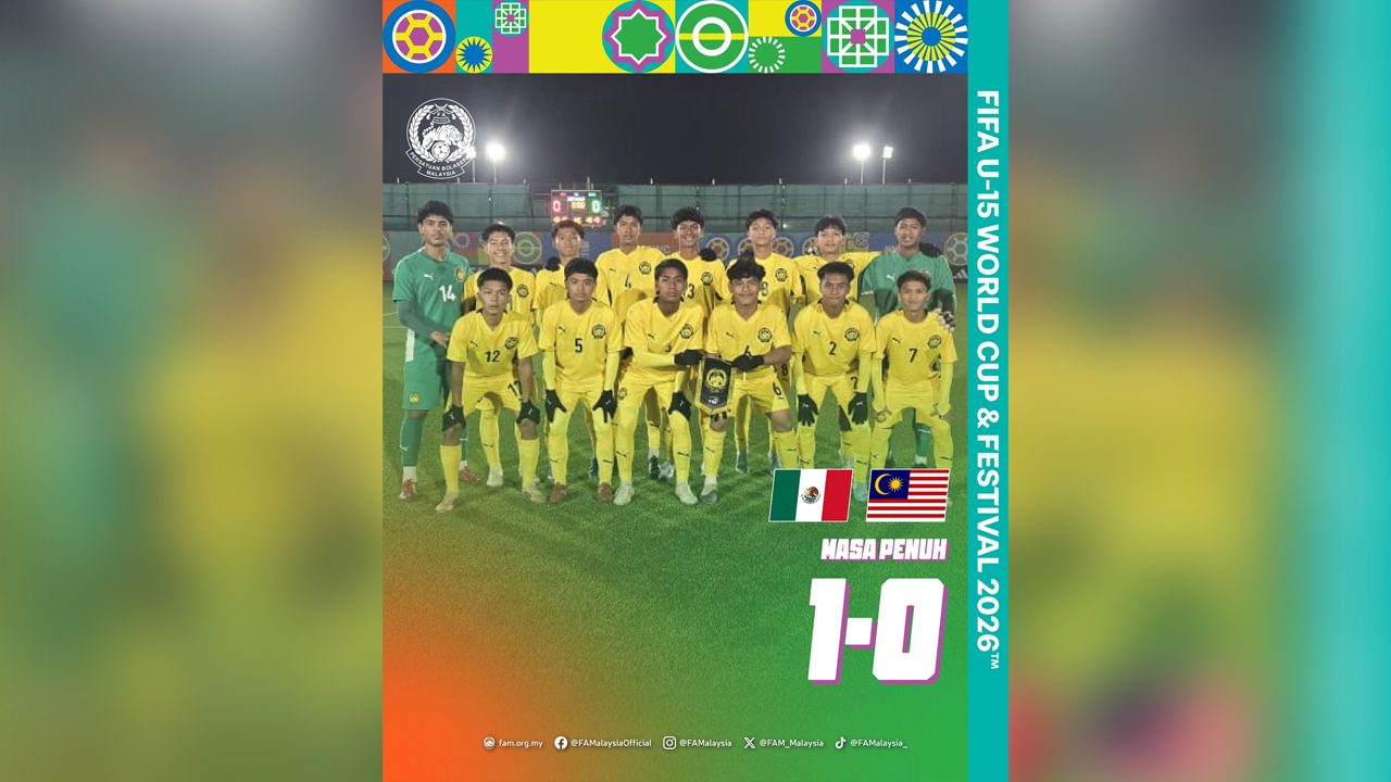 Harimau Malaya B-15 akhiri saingan Kumpulan H di tempat kedua | Awani